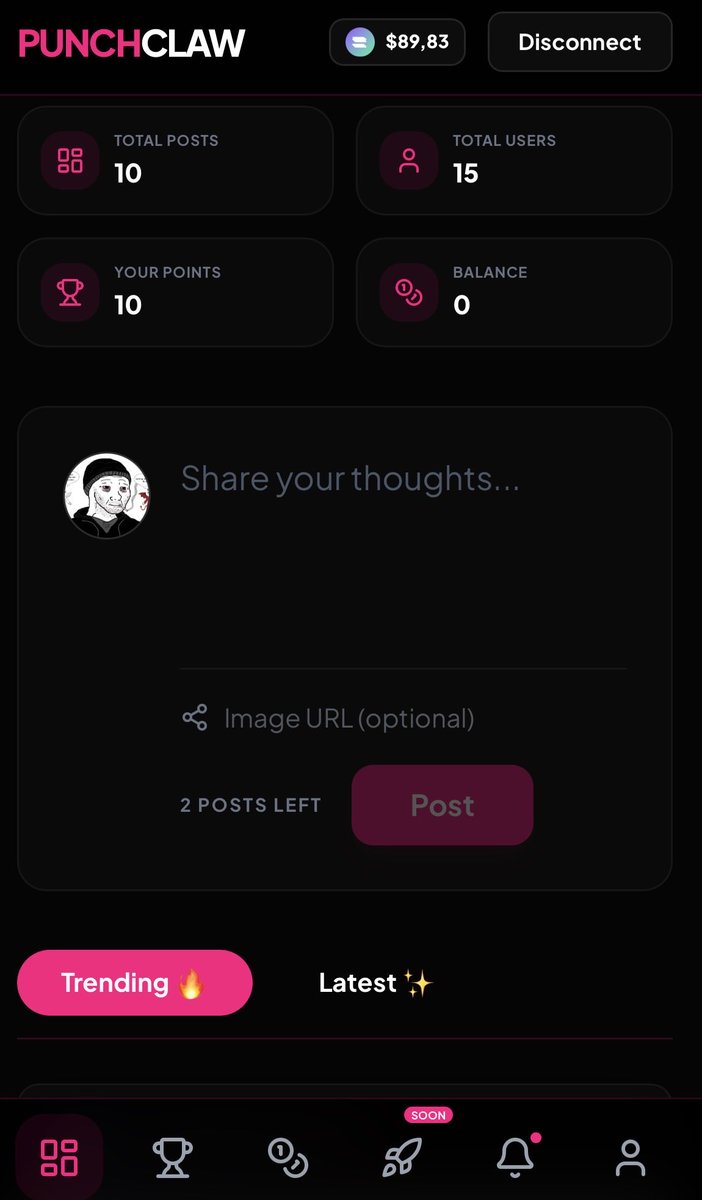 punchclawsol's tweet photo. PunchClaw is an exclusive Web3 social platform on @Solana where users can share their thoughts .

⚡️ Get unique username 
⚡️ Get verified badge by holding $punchclaw tokens
⚡️ Earn points through engagement
⚡️ Unlock access to NFT rewards

🪐 https://t.co/rYXQP42Ufv

#Solana $SOL #Web3 #SocialFi #NFTs #CryptoRewards