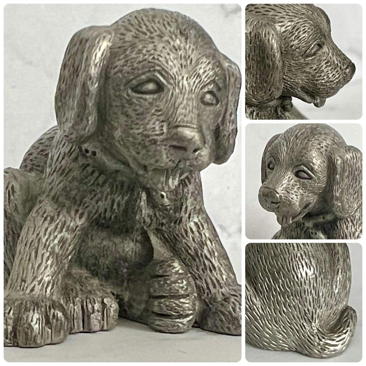 TeriE's tweet photo. ADORABLE #VINTAGE80s Labrador Puppy #PewterCollectible Figurine #Paperweight 4.5 oz Signed FORT
https://t.co/8Xwuc1Thds
#vintagepewter #labrador #labradorpuppy #dogfigurine #doglover #puppylove #dogcollectibles #collectibles #pewterfigurines #dogfigurines #labradorlover #dogs https://t.co/4l5zDV5XhT