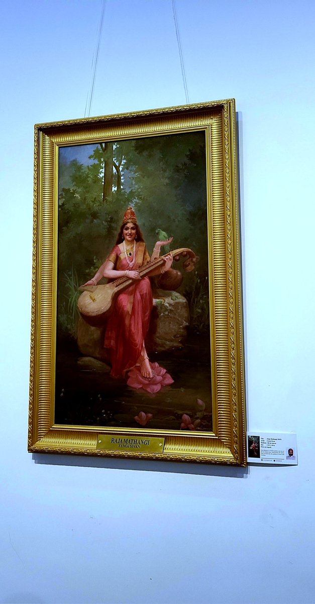 SSynoj's tweet photo. Raja Mathangi (2025) 

Size: 24.5 X 44 Inches 

 Medium: Oil on canvas 

    #artstyle #artlover #artbuyer #artcolloctor @CherishhNFT @artbuyers @somniumartcom @NCollector_Art https://t.co/uIU4AC1kqP