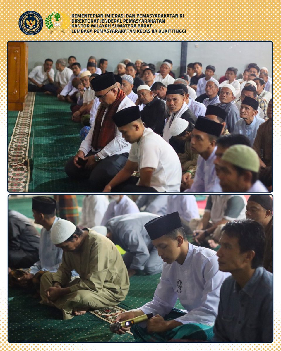 labukti's tweet photo. LAPAS KELAS IIA BUKITTINGGI GELAR SHOLAT IDUL FITRI 1447 H DENGAN KHIDMAT https://t.co/TJUugjdT4b