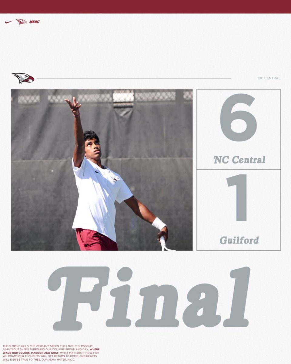 NCCU Men's Tennis tweet media