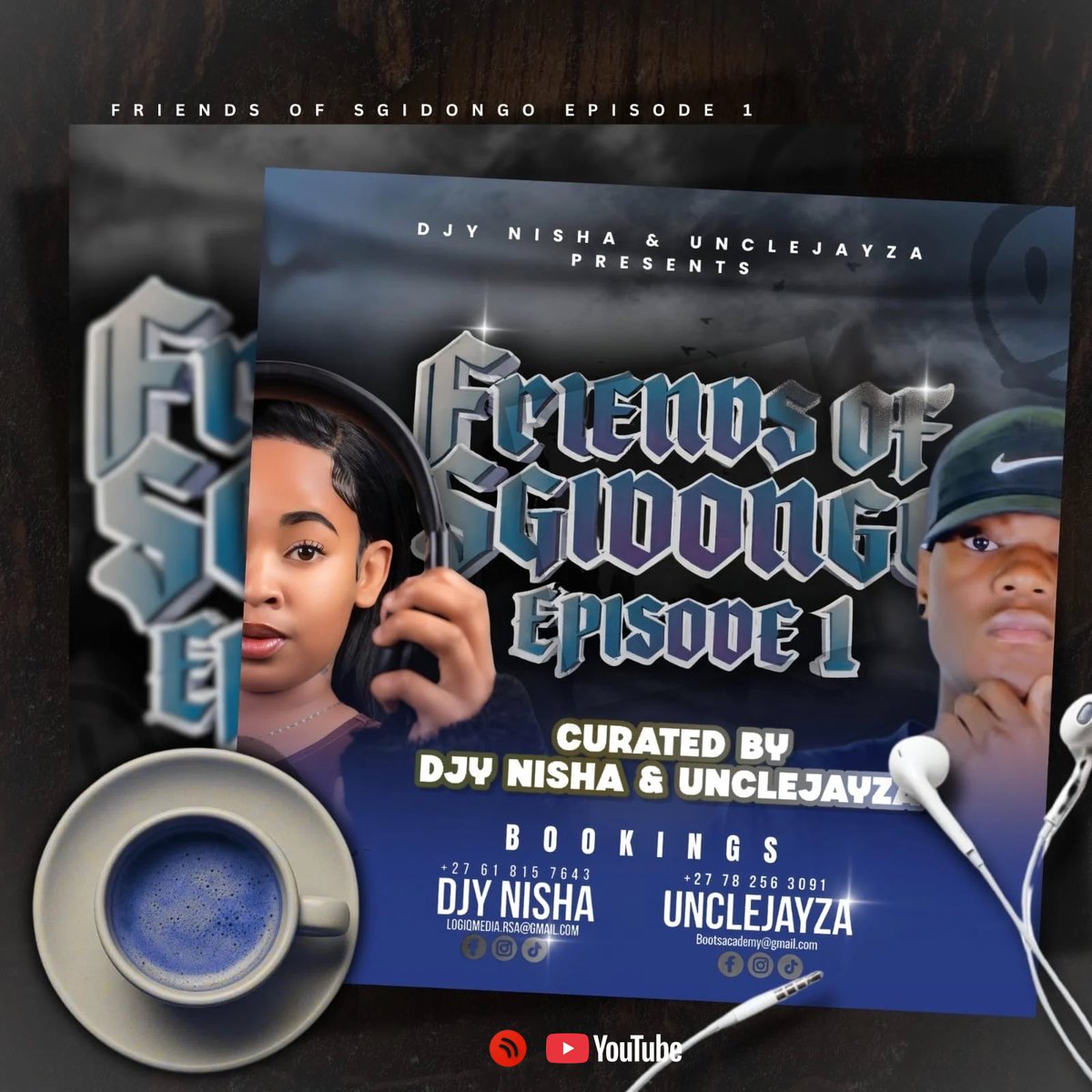 CeejayWorldwide's tweet photo. *DJY NISHA &amp; UNCLEJAYZA* Release "Friends of Sgidongo" Mixtape

Amapiano artists DJY NISHA and UNCLEJAYZA collaborate on fresh mixtape "Friends of Sgidongo", dropping soon on YouTube and Heartis. 

🔴Kindly subscribe; 

https://t.co/4gxjczzBPA

#FriendsOfSgidongo #Amapiano https://t.co/kTqrBrrQAl