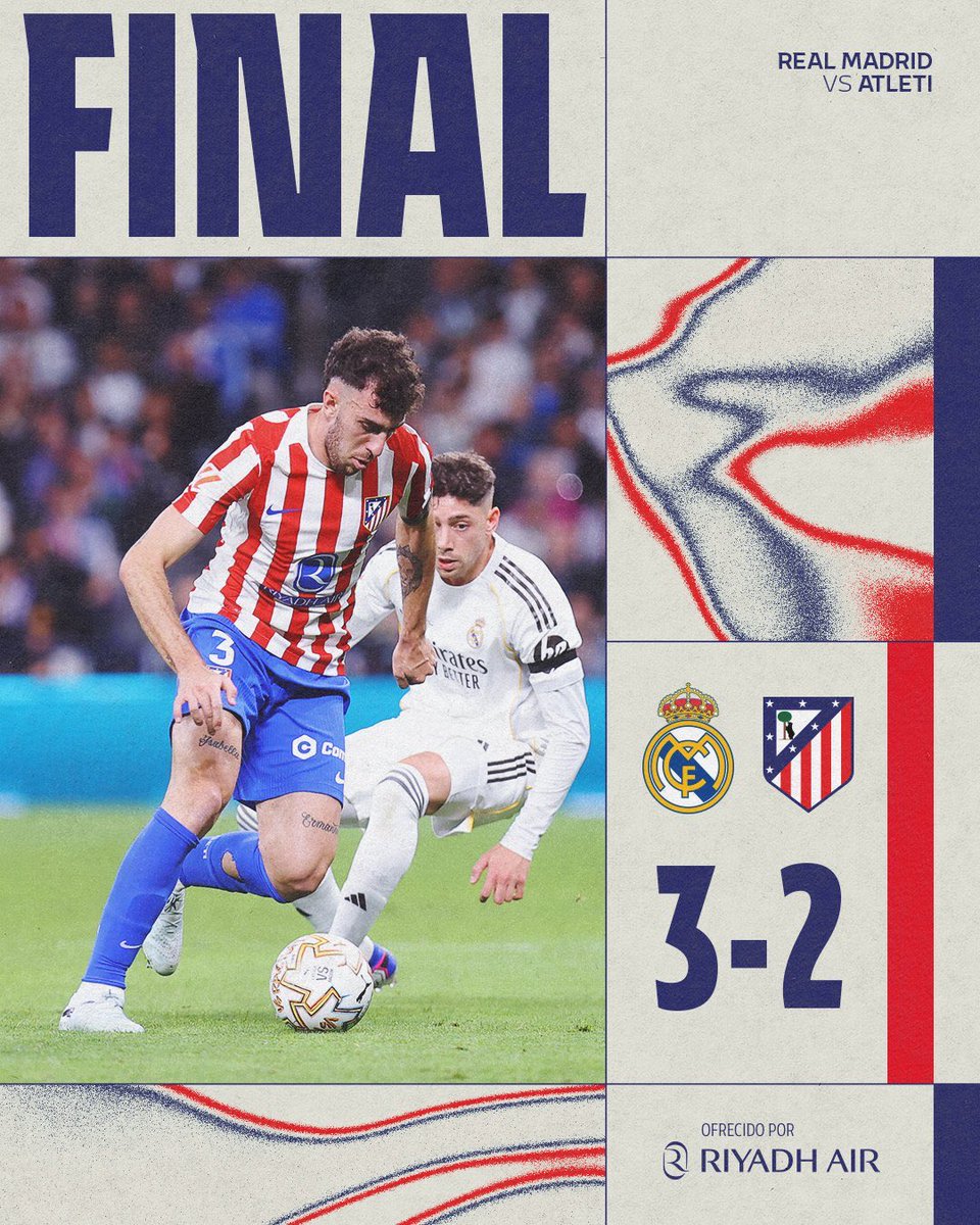 ⏱| اتلتيكو مدريد 3/2 ريال مدريد ، “نهاية المباراة”