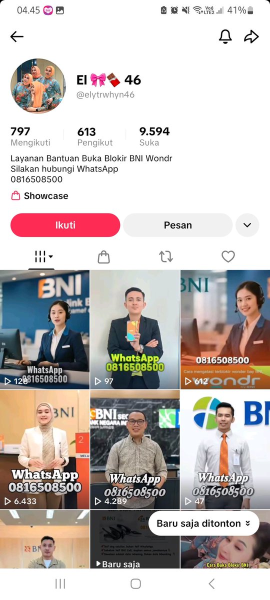 abcdefghhhhhhy's tweet photo. Temen temen tolong bantu viralin papaku abis kena tipu atm kekuras sampe kurang lebih 7jt 🥹 
Aku lagi diluar kota, papaku katanya atm ke blokir dan inisiatif cari tau sendiri ditiktok dan ketemu akun inii, trus papaku kasih akun pw sama pin ke nomor ini #penipuan #zonauang https://t.co/oeJbN2Ta0a