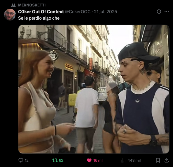 C0ker Out Of Context tweet media