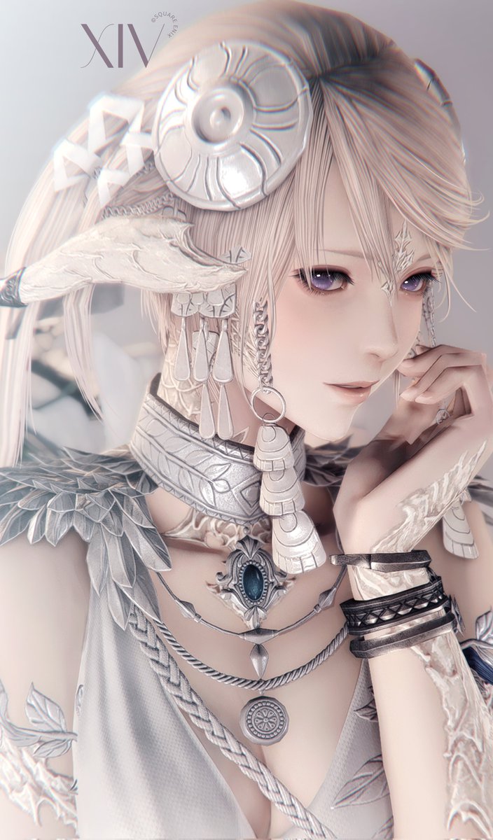 mayb_ff14's tweet photo. アウラの陶器のような肌が好き https://t.co/AqaYsJ40ND