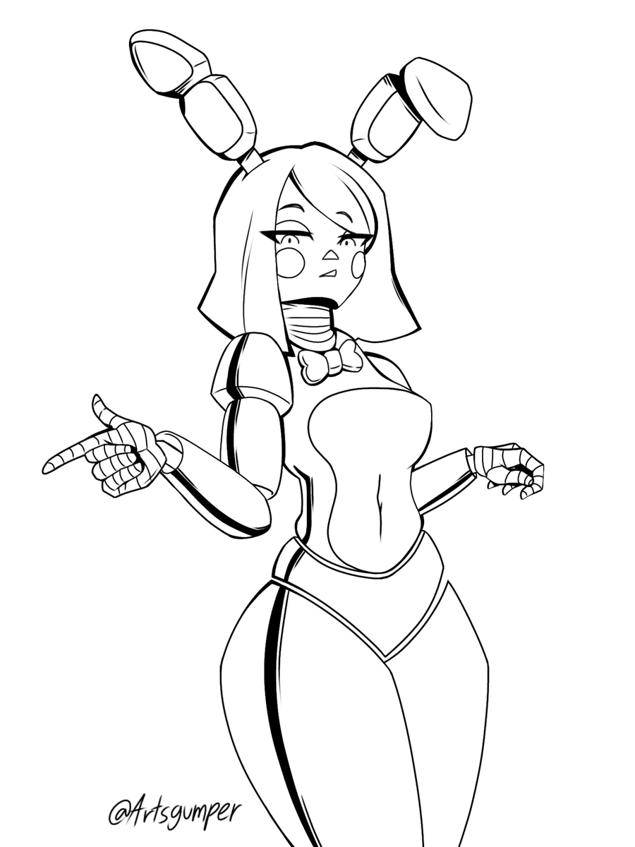 Line art of this Lily Bonnie that nobody cared for