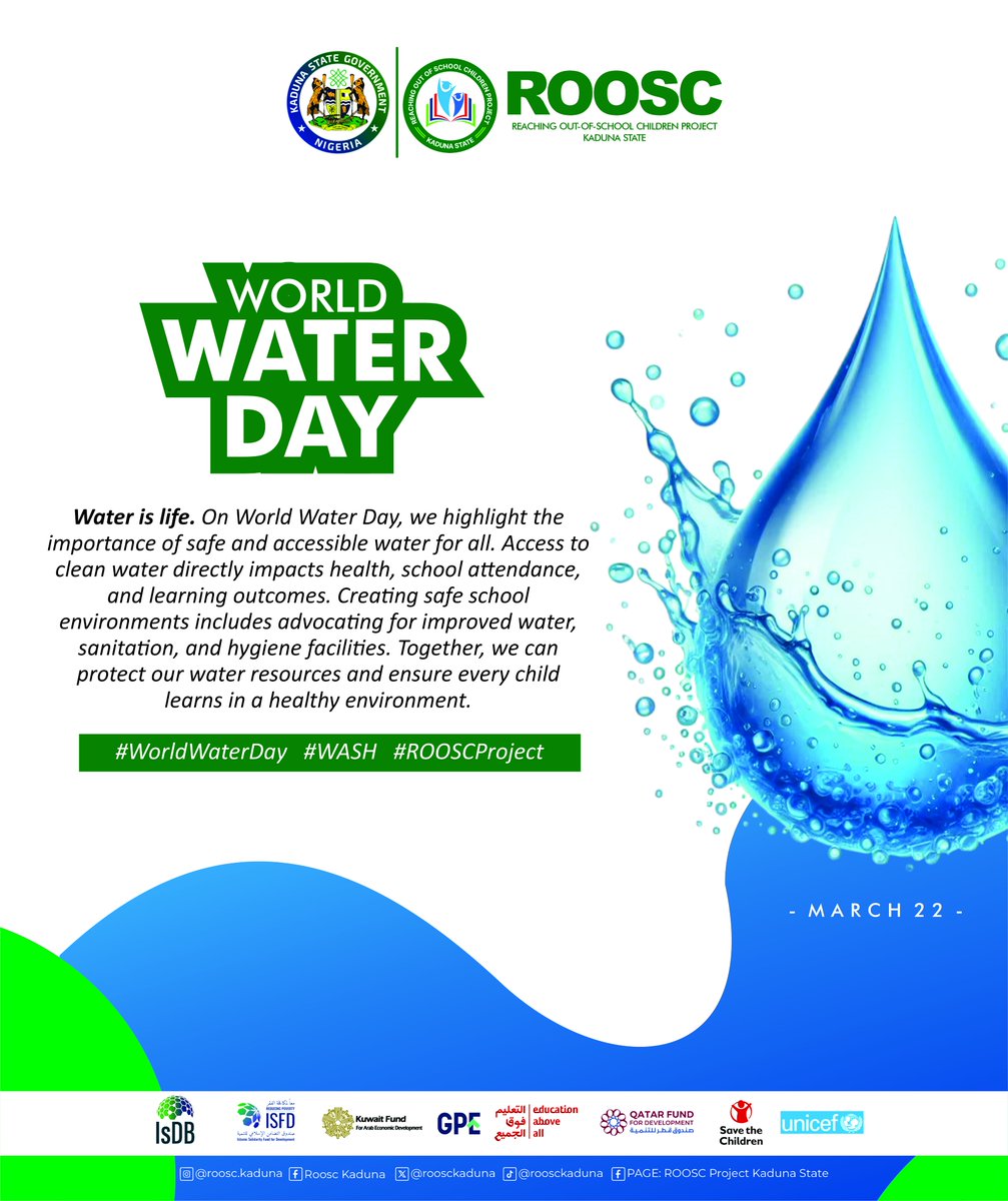On World Water Day, we highlight the importance of safe and accessible water for all. Access to clean water directly impacts health, school attendance, and learning outcomes. Creating safe school environments,  advocating for improved water, sanitation, and hygiene facilities.