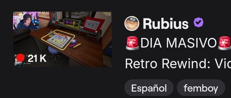 Porque Rubius usa esas categorías? 🤔🤨
