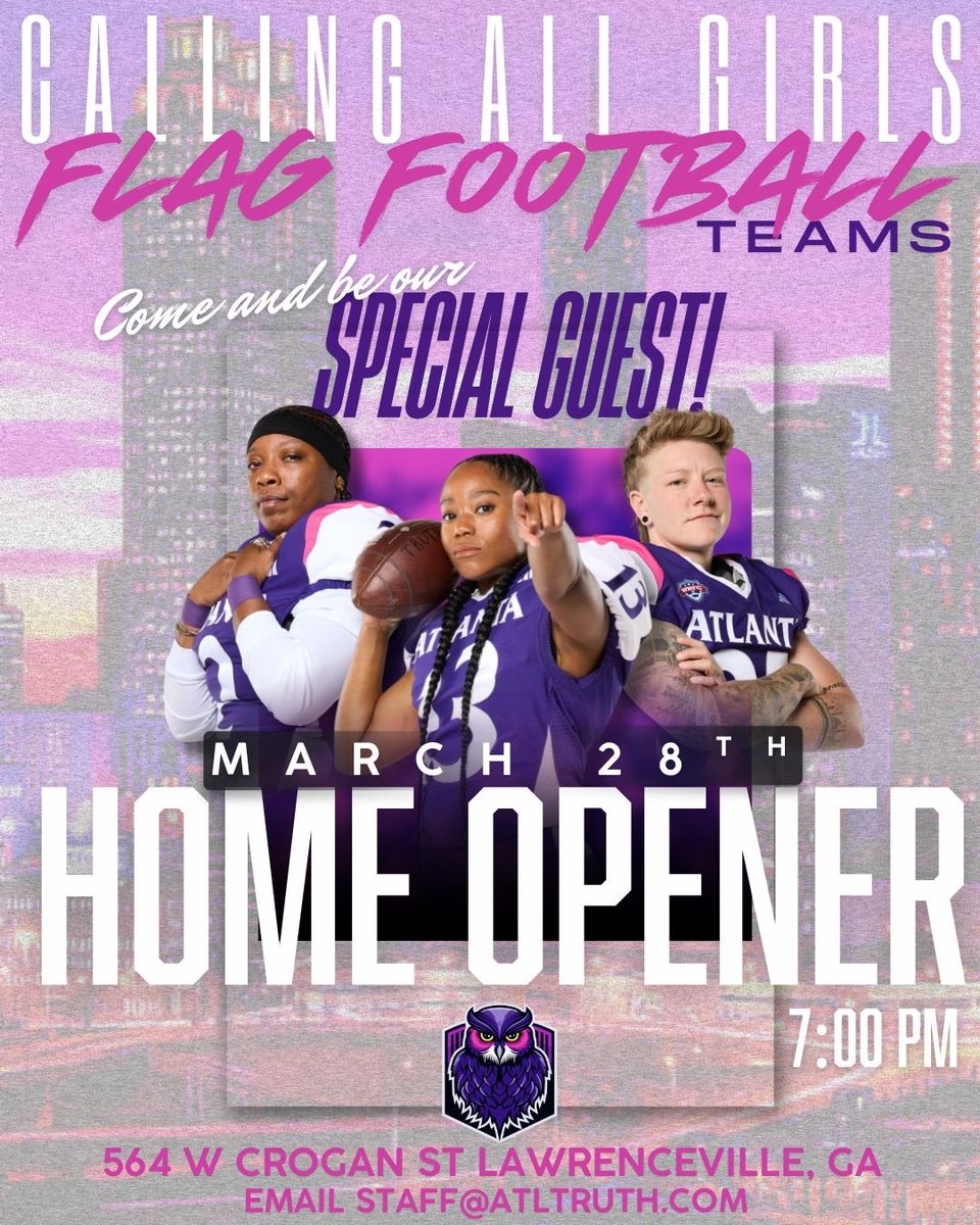 Atlanta Womens Football Team tweet media