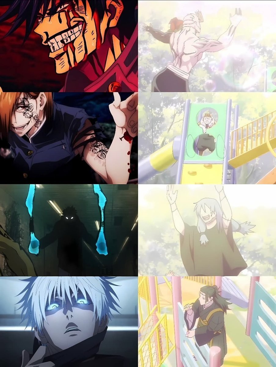 anime_shots's tweet photo. Good guys                    Bad guys https://t.co/1N3JXeri48