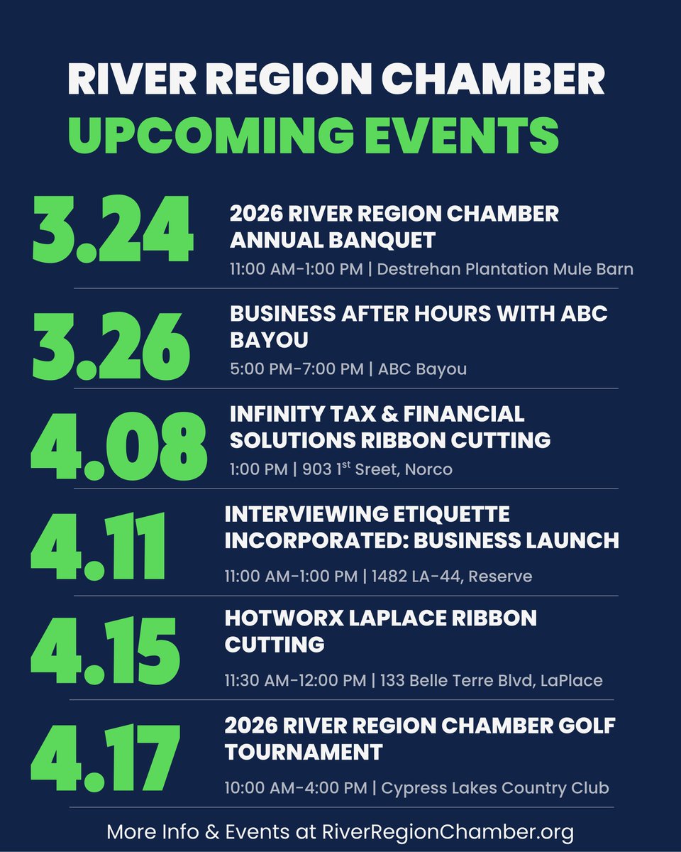 River Region Chamber of Commerce tweet media