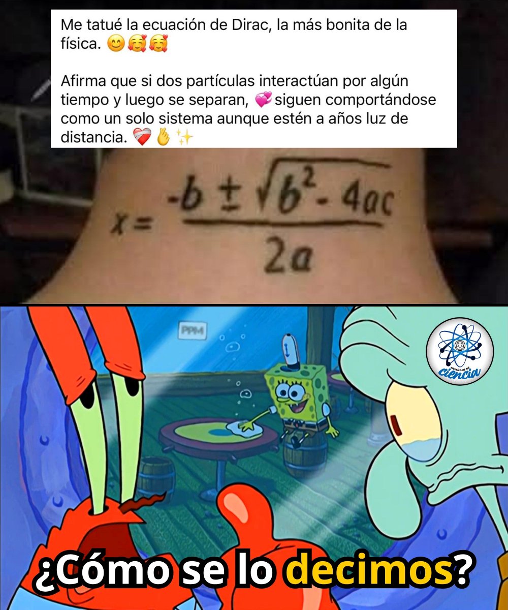 Enséñame de Ciencia tweet media