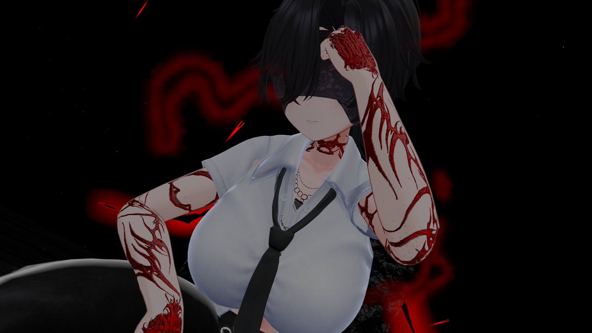 Blade_Rises's tweet photo. First I removed my ability to create fire, staining my arms with my own blood.
Next I blindfolded myself to prevent myself from seeing things as they are.

It failed. https://t.co/TDbBDyeHNS