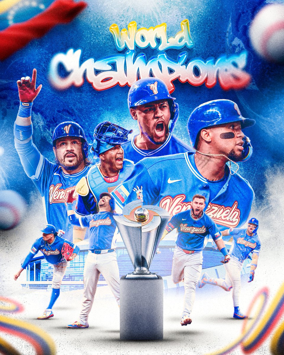 VENEZUELA WORLD CHAMPION!⚾️🥇🇻🇪
One of my recent designs🎨
W or L?