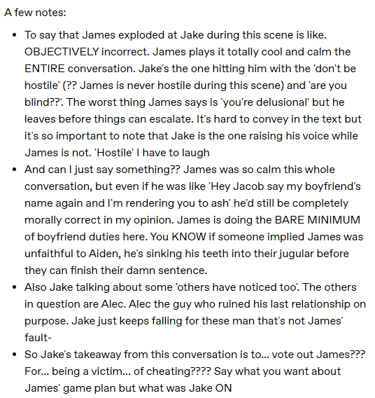 i think abt james costa a normal amount (always) tweet media