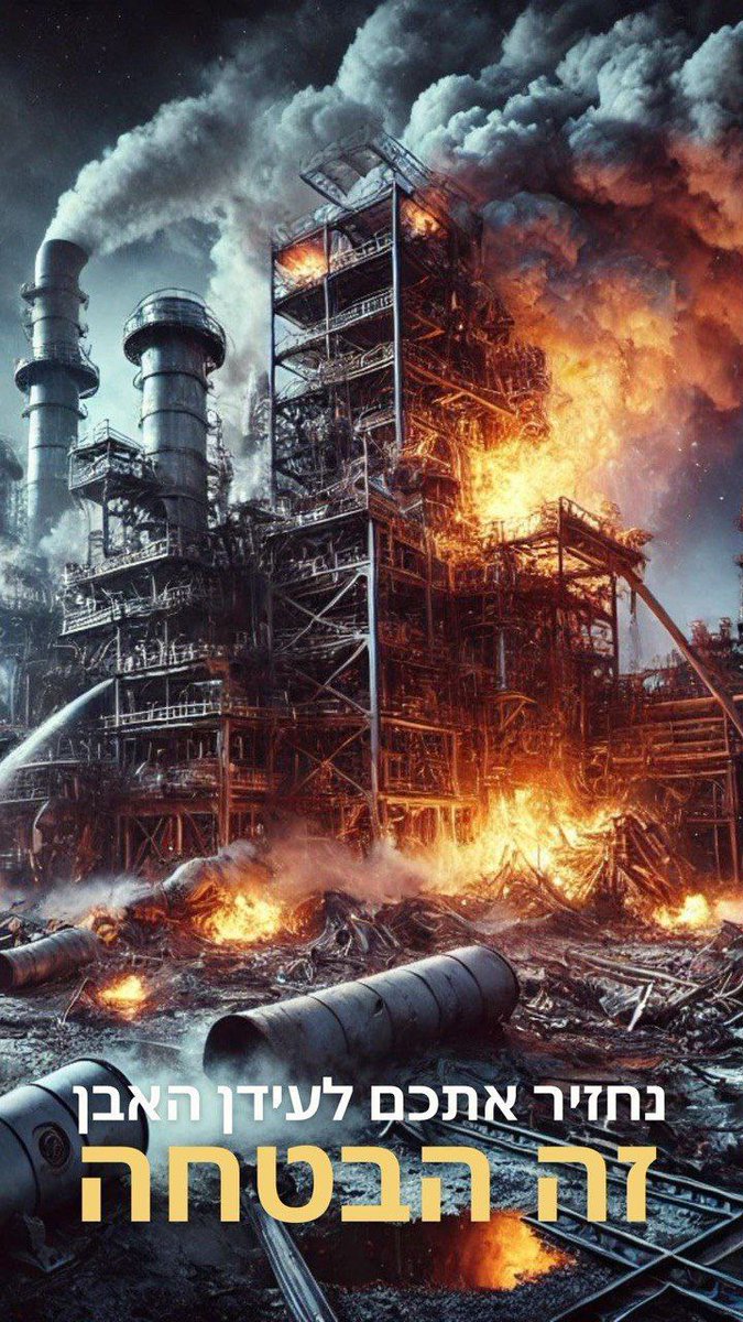 يهاجمون إيران؟ يظنون أنها ستدافع فقط؟ لا.. ستجعل الحرب أغلى مما يتحملون. معادلة جديدة: التكلفة ×10.
 إيران قوية، وردعها حقيقي🙂‍↔️✌🏻
#العين_بالعين 
#اسراييل