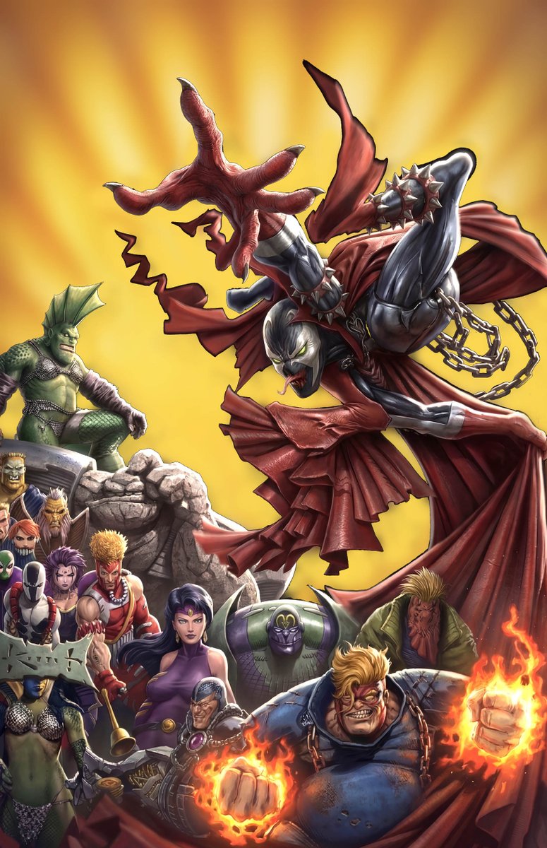 CustomsHunter's tweet image. Spawn (Spittin' Image #1 1992)
Flux-2-max / Gemini 3.1

Art by Sam Keith

#samkieth #samkiethartwork #AI_Spawn #spawniverse #hunter_r_customs