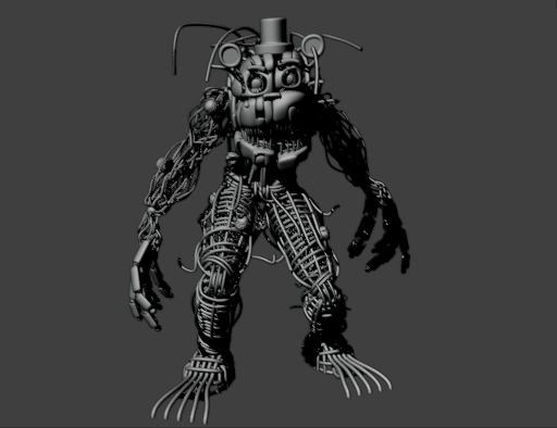 Lucigu888's tweet photo. Did a few tweaks to my old Molten Freddy model

He is still my favourite fnaf model I have ever made, and been giving it some updates with the new stuff I have learnt since then.

My boi looking fresh :D https://t.co/Fl8ZY9U6Qw