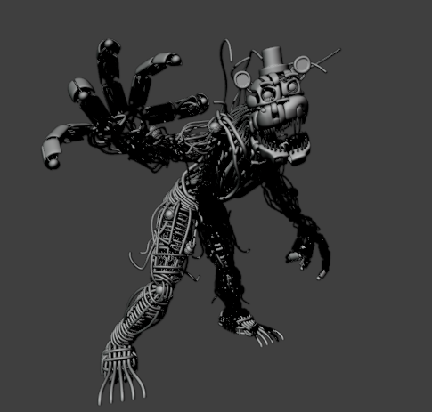 Lucigu888's tweet photo. Did a few tweaks to my old Molten Freddy model

He is still my favourite fnaf model I have ever made, and been giving it some updates with the new stuff I have learnt since then.

My boi looking fresh :D https://t.co/Fl8ZY9U6Qw