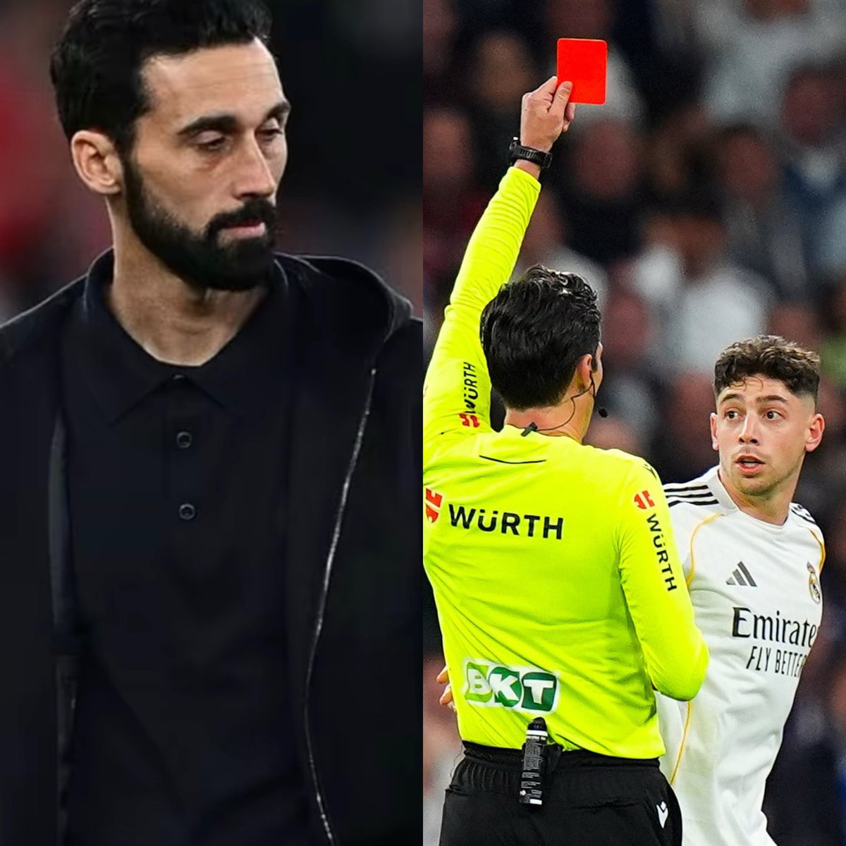 dembelacho's tweet photo. 🚨 Arbeloa sobre la tarjeta roja: 🗣️“Nadie lo entendió”.

“A veces no ves lo que pasa en el campo. Me explicaron lo que sucedió”. https://t.co/HI0oysPfjK