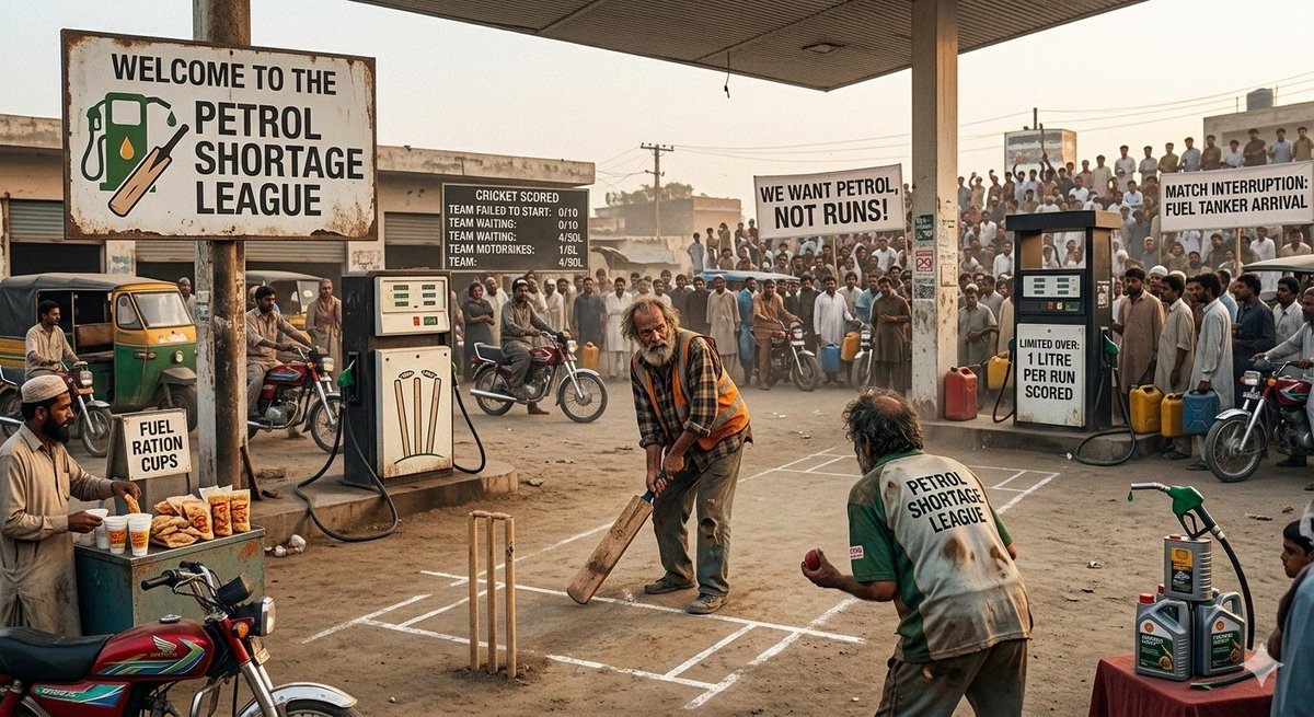Muhamma49617855's tweet photo. PSL = Petrol Shortage League 😆 https://t.co/jkIUPpHd7p