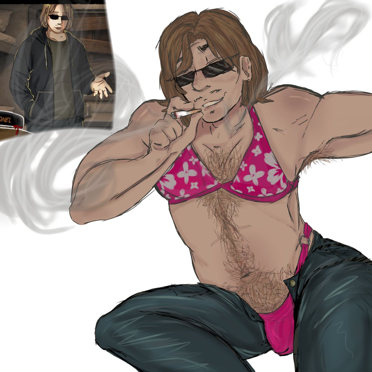 sweet_ash6's tweet image. I... I like Leonel.

I'm always disappearing and reappearing, disappearing and reappearing, but I have a reason!

Take this great man as a gift😛
#Leonel #Visualnovel #yandere #Art #MtG