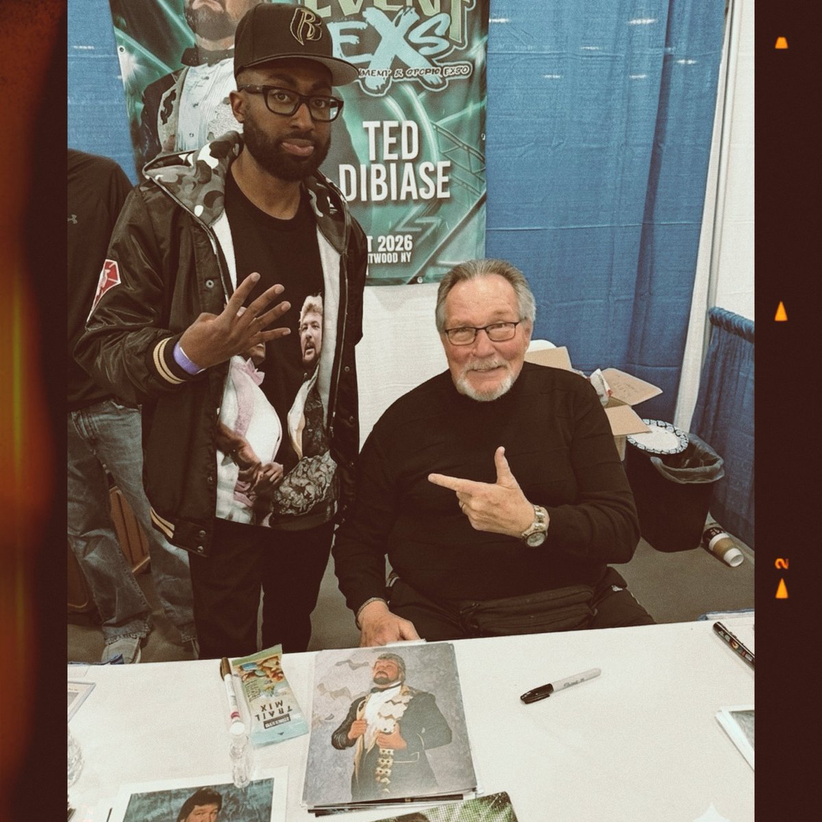 DPrime215's tweet image. March 21, 2026.

2 Locations. 2 Outfits.
21 Hrs of being THE FLYEST in the room.

NY in the AM &amp;amp; Heels Have Eyes 11 in the PM.

Hip Hop + Pro Wrestling = I DO THIS, SON.

Peace to my folks.

Full Post: instagram.com/p/DWNA0adiZYi/…

#HeelsHaveEyes #4thRope