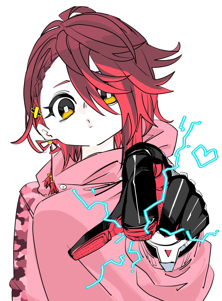 robocosan's tweet photo. おはろーぼーバチバチ⚡️ https://t.co/1IzFgpeFWc