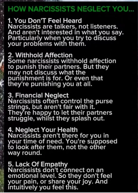 NarcissistBox's tweet image. #neglect #affection #relationships