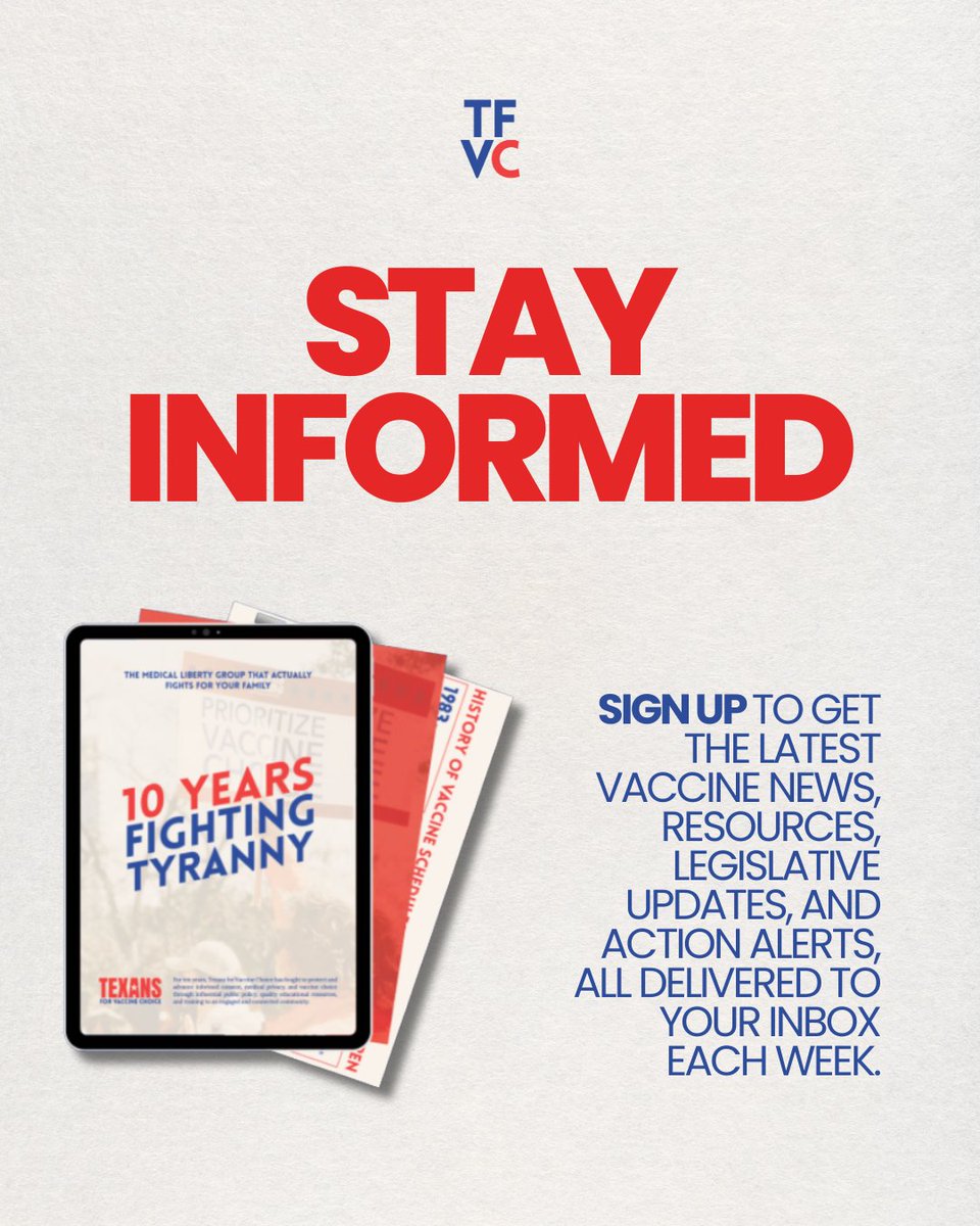 Texans for Vaccine Choice tweet media