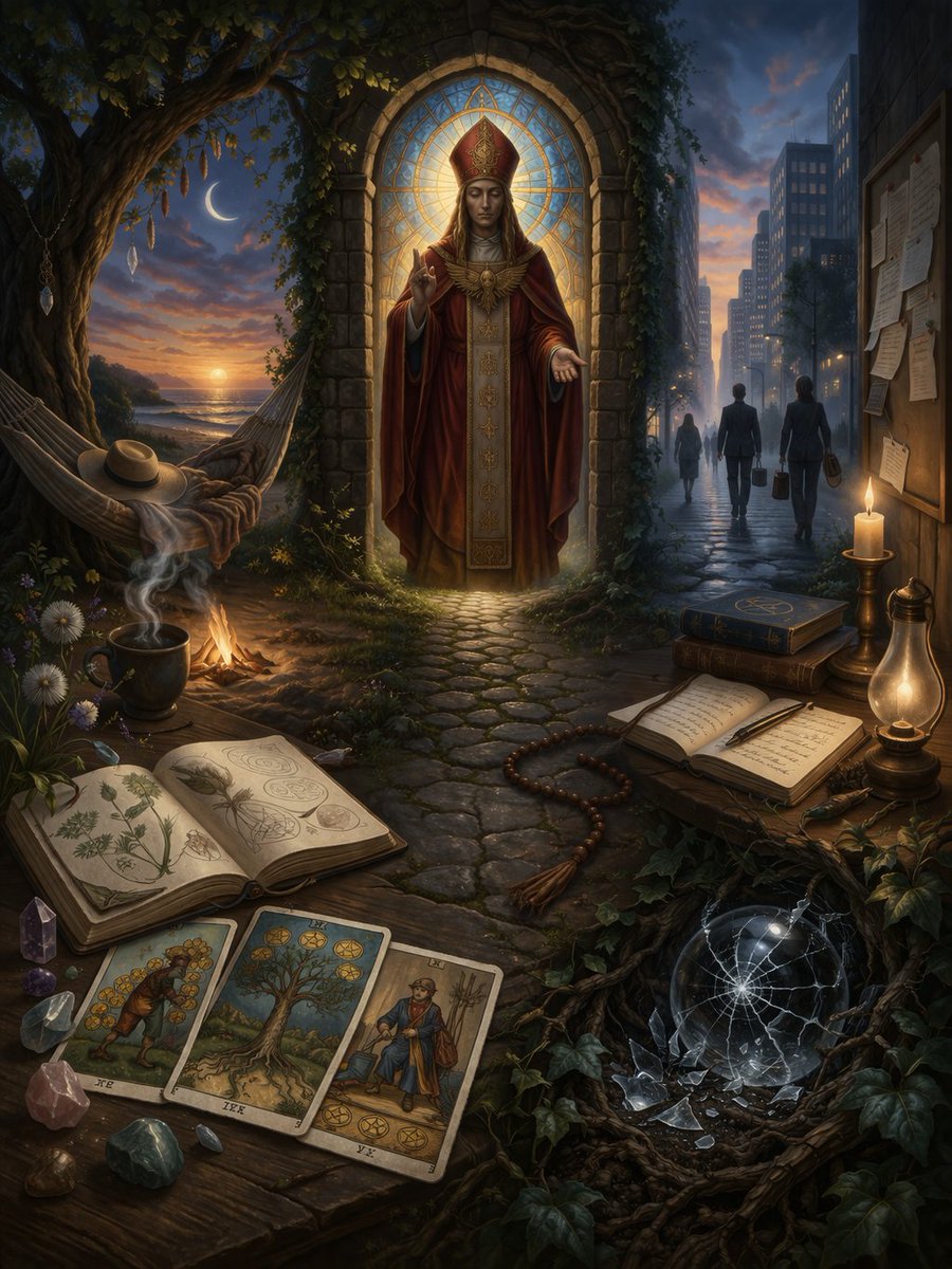 shatteredorb's tweet image. A Card For You, A Read From Me
Evening Reading - The Fifth of the Major Arcana, the Hierophant
Full write up on links in profile. 
Be Safe &amp;amp; Be Well.
Love ❤️🔮
#witch #tarot #thoth #shaman #blessedbe #evening #night #moon #reading #sobeit #Five #MajorArcana #theHierophant #guide