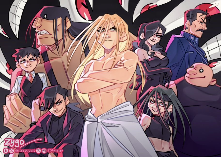 homunculi
#fullmetalalchemistbrotherhood #fma #fmab #anime