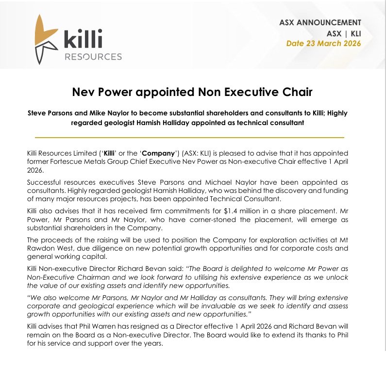 Killi Resources tweet media