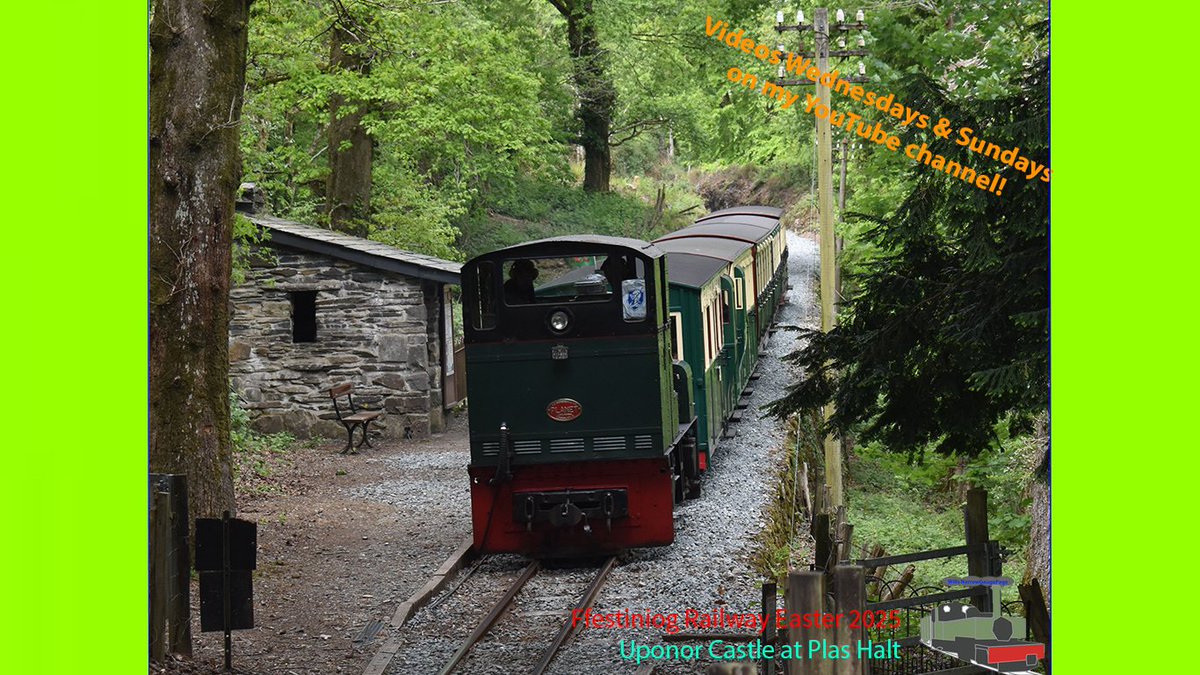 Ffestiniog Railway Easter 2025: Uponor Castle at Plas Halt. Check it out youtu.be/-gmR8SqRODY Thanks! <a href="/festrail/">Ffestiniog & Welsh Highland Railways</a>
