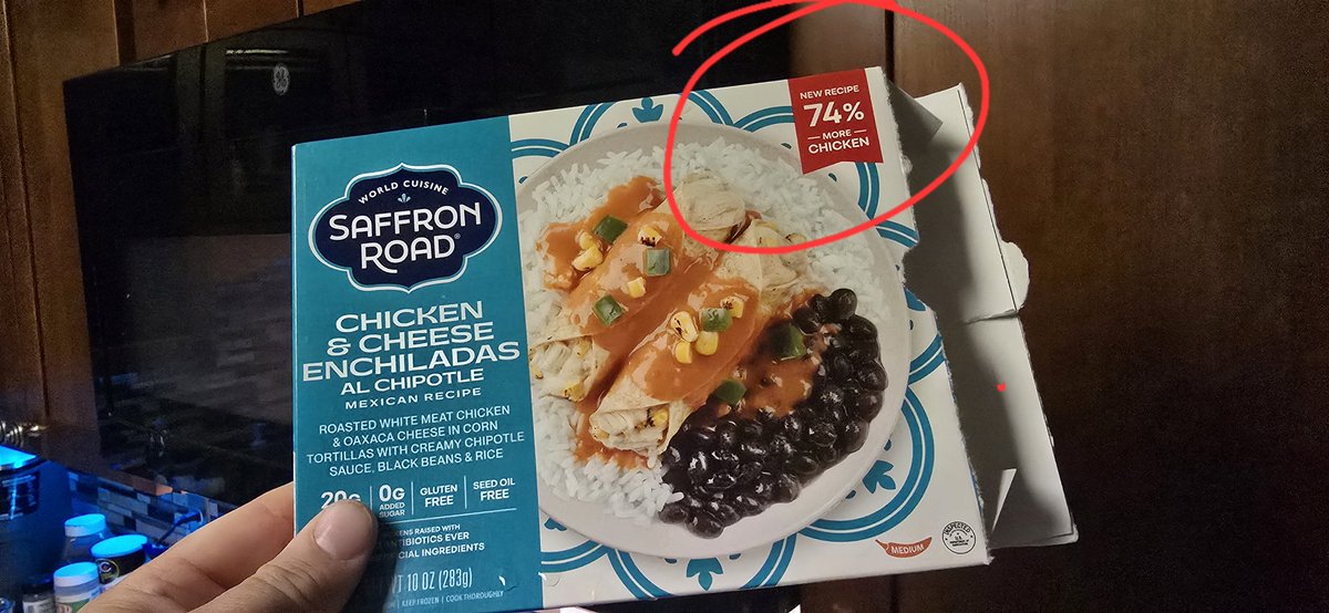 "Hey guys! New recipe! This time we included the chicken!"