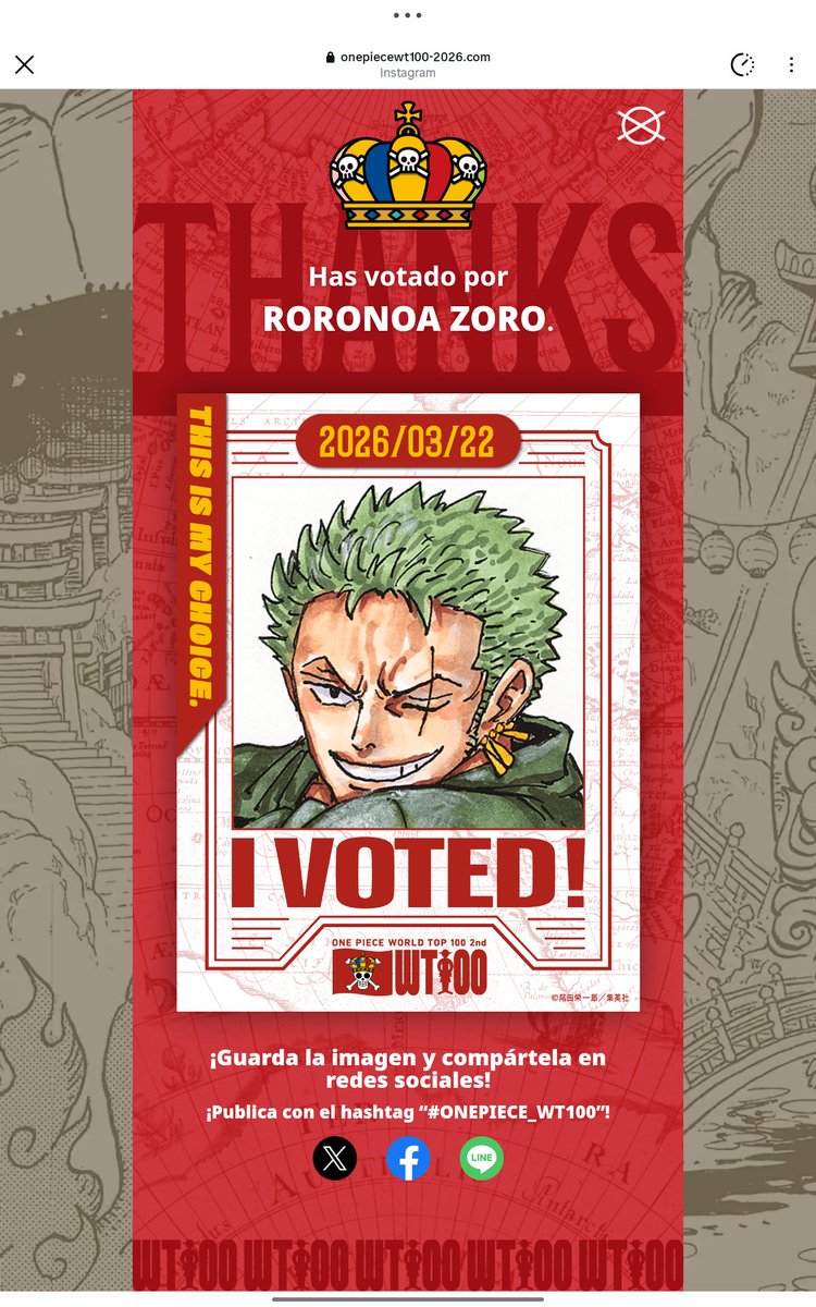 Zoro forever #ONEPIECE_WT100