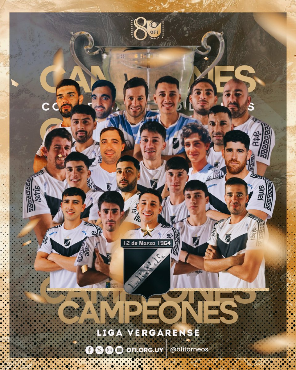 OFItorneos's tweet photo. π Vergara, CAMPEΓN en Absoluta β
Κα΄ α΄ΚΙͺα΄α΄Κα΄ α΄α΄
Ιͺα΄Ιͺα΄ΜΙ΄ α΄
α΄ Κα΄ πΎπ€π₯π πΏππ¨ππ§π§π€π‘π‘π€ ππ πππππ¨ ππ πππ π¨π π«π π₯ππ§π ππ‘ π₯πͺπππ‘π€ πππ§πππ§ππ£π¨π.
Β‘Felicitaciones a la Liga Vergarense de FΓΊtbol por este logro!
#OFItorneos https://t.co/b6QLB37X9Z