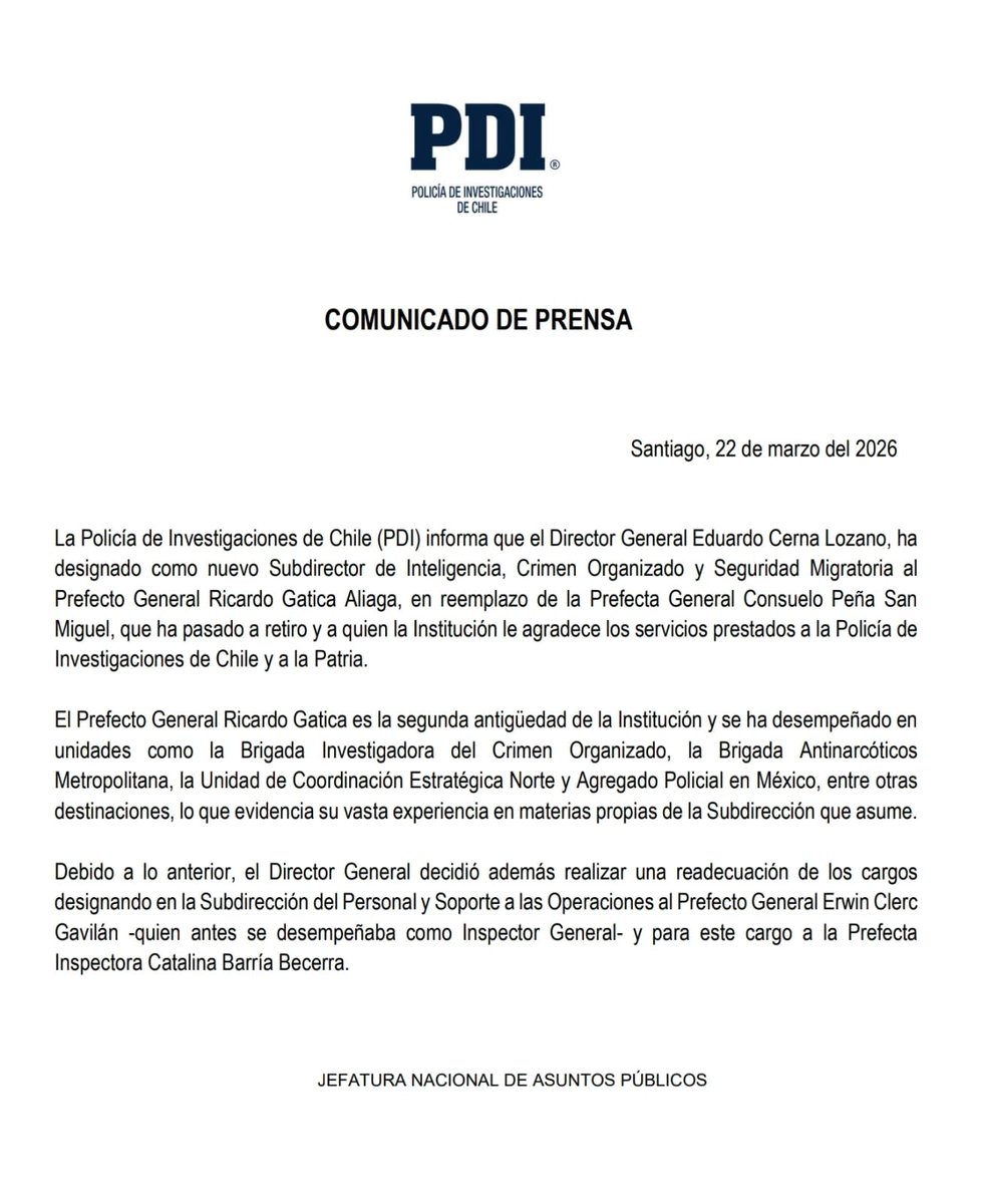 PDI Chile tweet media