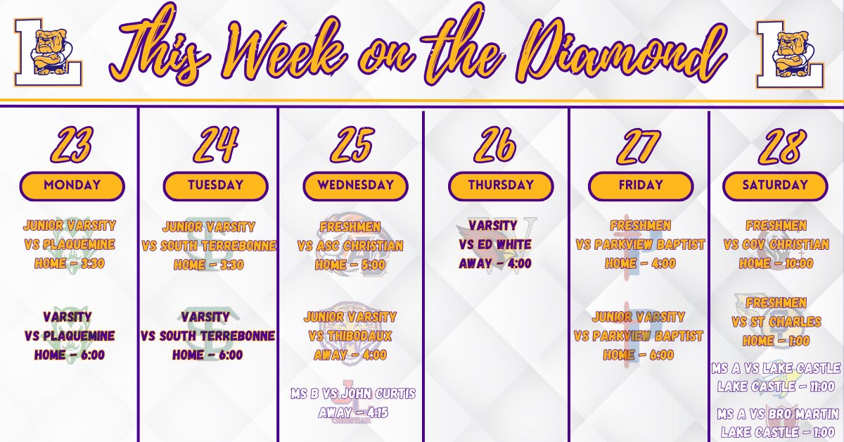 Lutcher Baseball tweet media