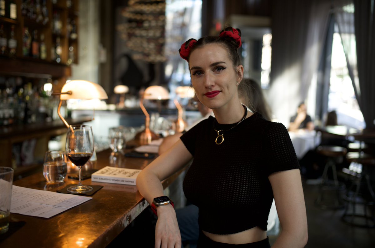 We met this amazing couple twice now and it just clicked. So when the sun came out, Master said let's go, grabbed his camera, and took me for apero. Just the two of us.
Master loves taking me out. Not just for the drinks, but for the way people look at me. The compliments on my