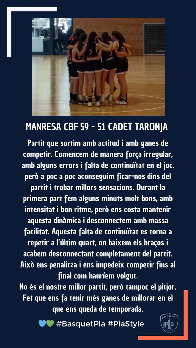 Bàsquet Pia Sabadell tweet media