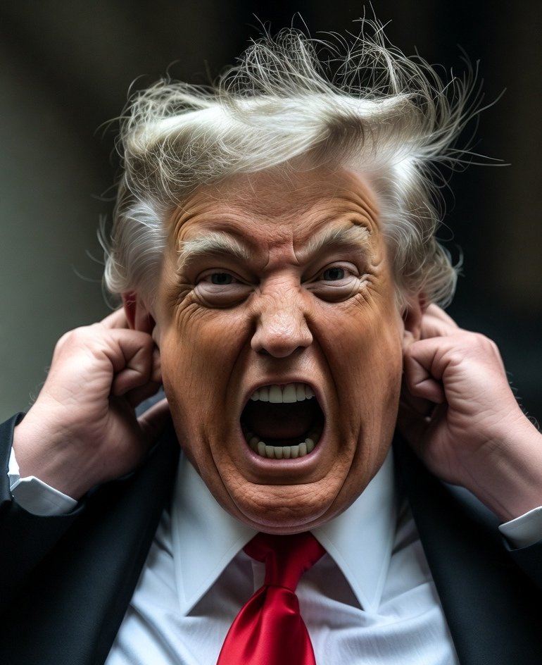 اللي بيحصل دلوقتي إن ترامب بعد ما فشلت حربه على #ايران وقرّب ينكسر ويتفضح، والعالم وشعبه يهيجوا عليه، قرر يعيش دور المجنون لتخويف أعداؤه.

زي لما تكون بتتخانق مع واحد وتضربه ومايقدرش عليك، فيقوم ينكش شعره ويصرخ ويعيط ويحدفك بالطوب..

ترامب مضطر يعمل دا قبل اجتماع الكونجرس بعد