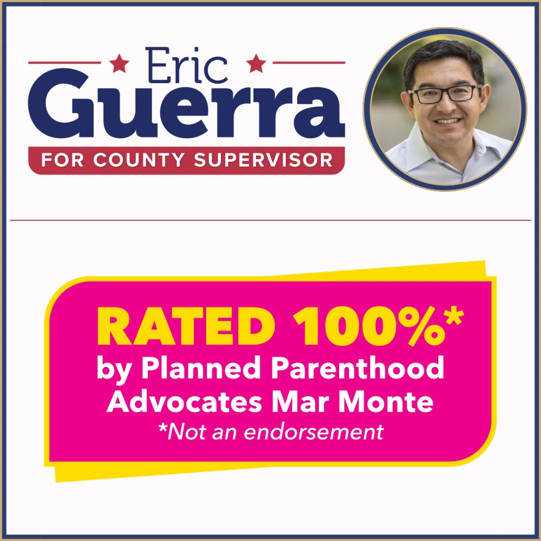 Eric Guerra for Supervisor tweet media