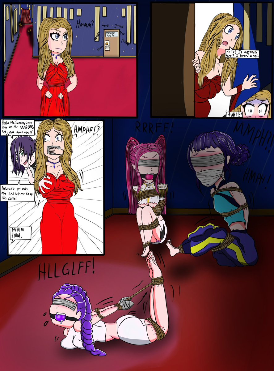 Seems Miss Sweeny stumbled into the wrong set, or just a regular kidnapping in progress…what what-