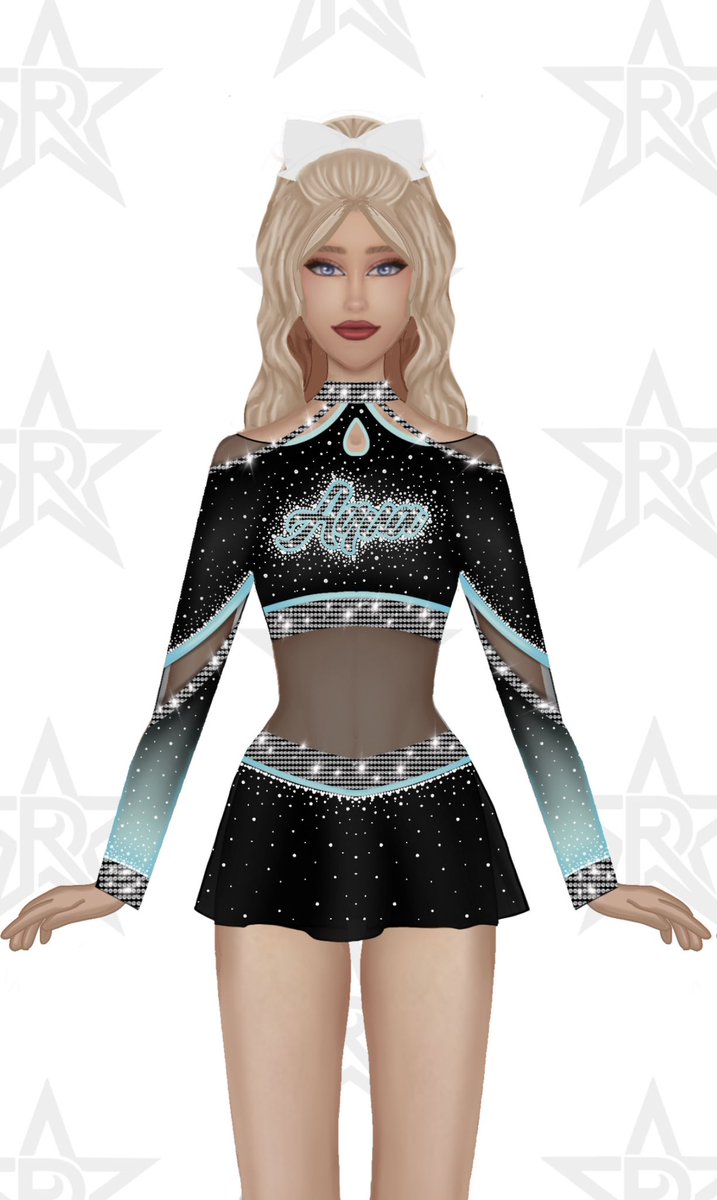 Retic_designs's tweet photo. Rain Athletics Aqua - #uniform #cheer #design #draw #allstar #concept #mockup #digital #fashion #cheerleading #retic https://t.co/Bwt6wCe54q