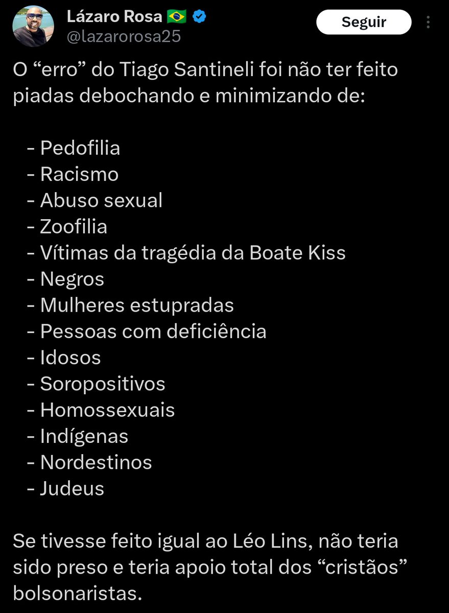 Não é o Léo Lins tweet media