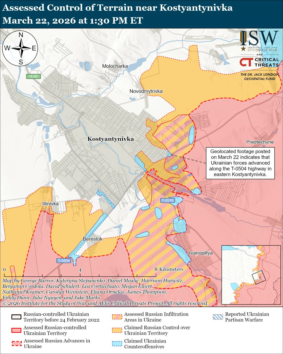 Institute for the Study of War tweet media