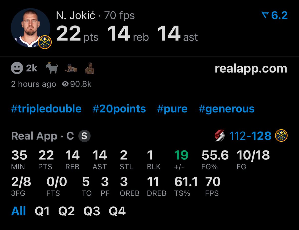 Real App tweet media