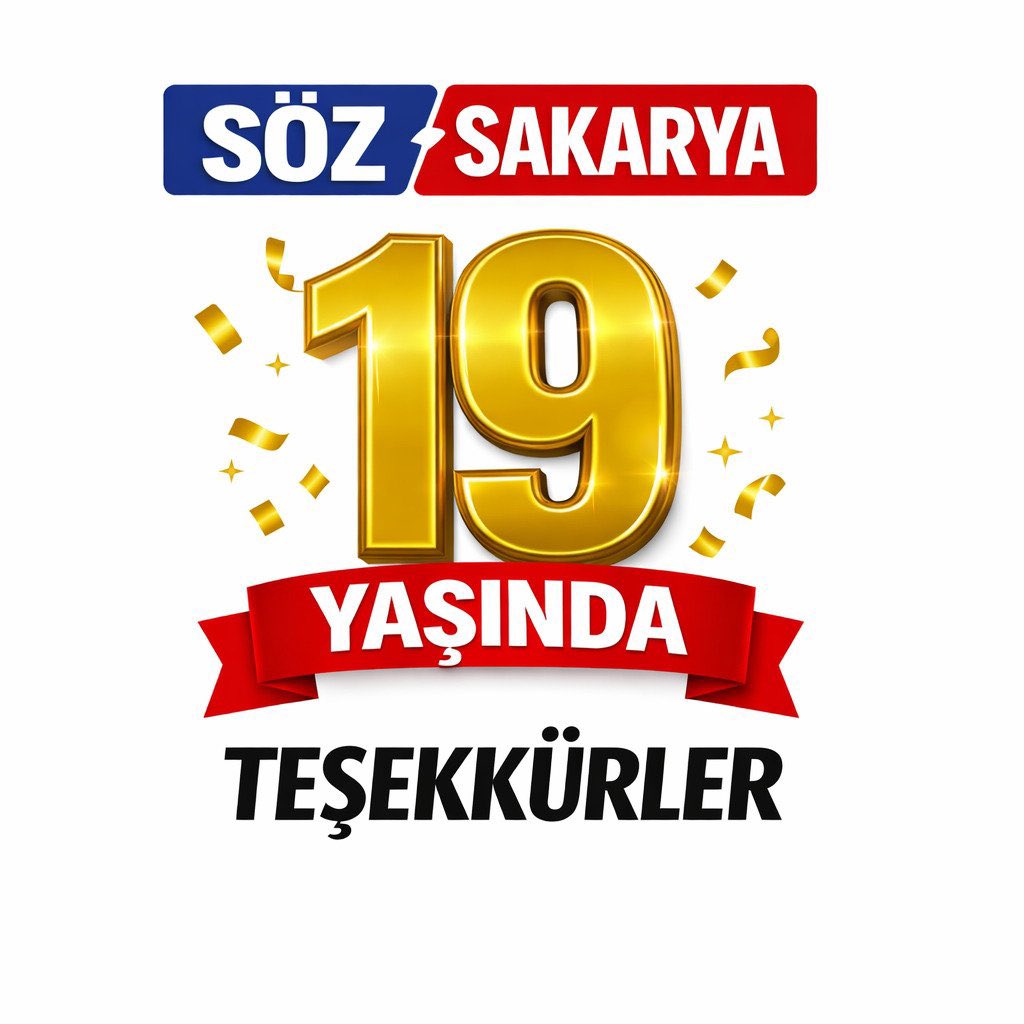 Söz Sakarya'nın 19 yaşını kutluyorum. 

Nice başarılı, dolu dolu ve gurur verici yıllara… Emeği geçen herkese teşekkürler, başarılarınızın devamını diliyorum.

<a href="/SezaiMatur/">SEZAİ MATUR</a> 
<a href="/sozsakaryacom/">Söz Sakarya</a>